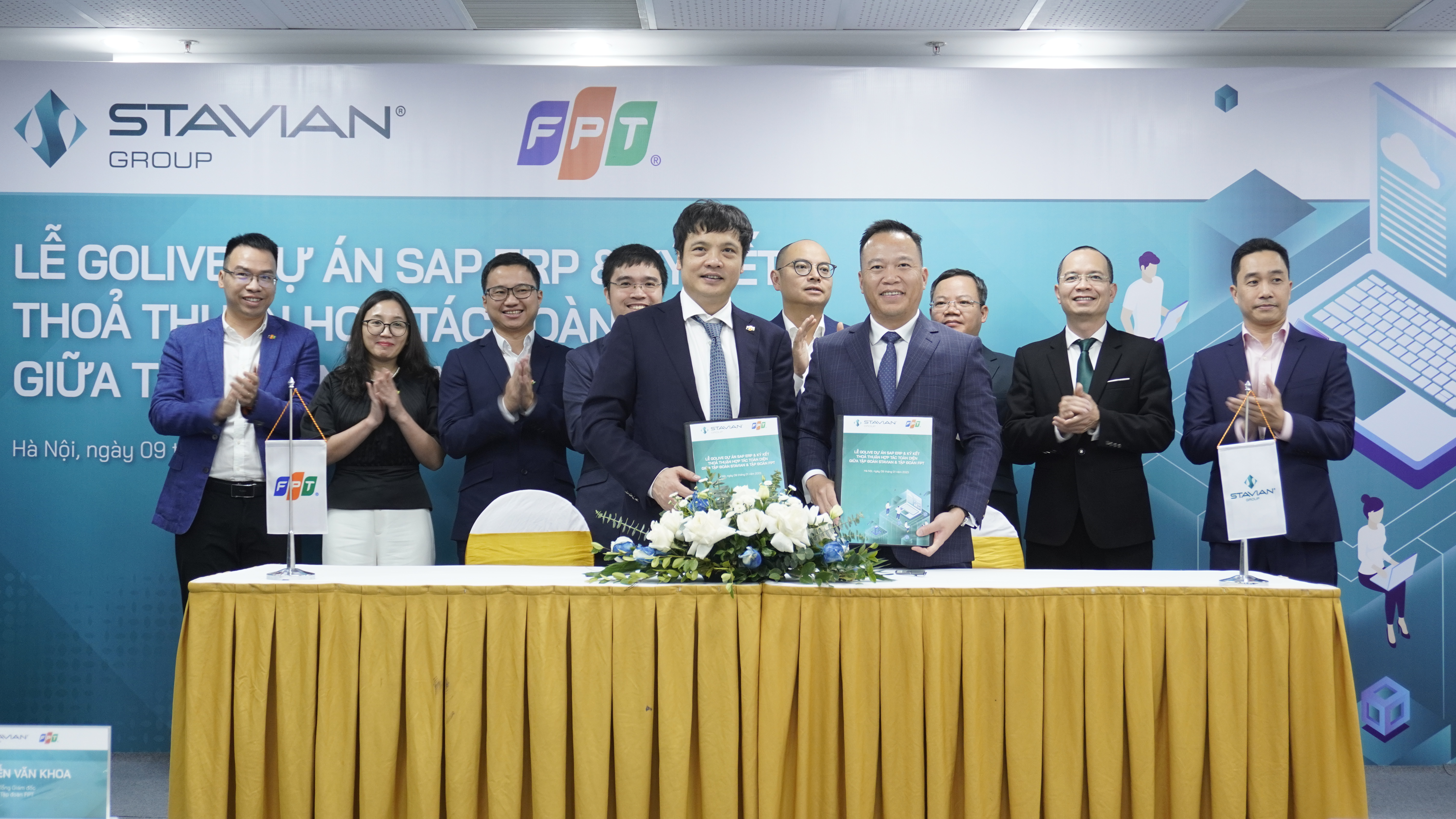 Tập đoàn Stavian và Tập đoàn FPT ký kết thoả thuận hợp tác toàn diện